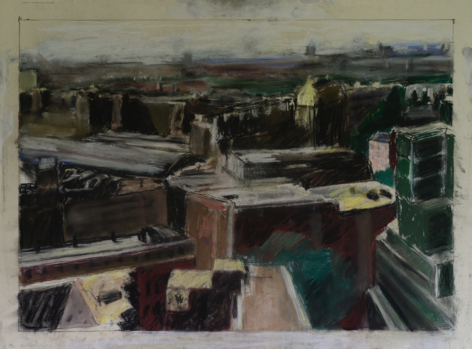 Townscape in pastel 2