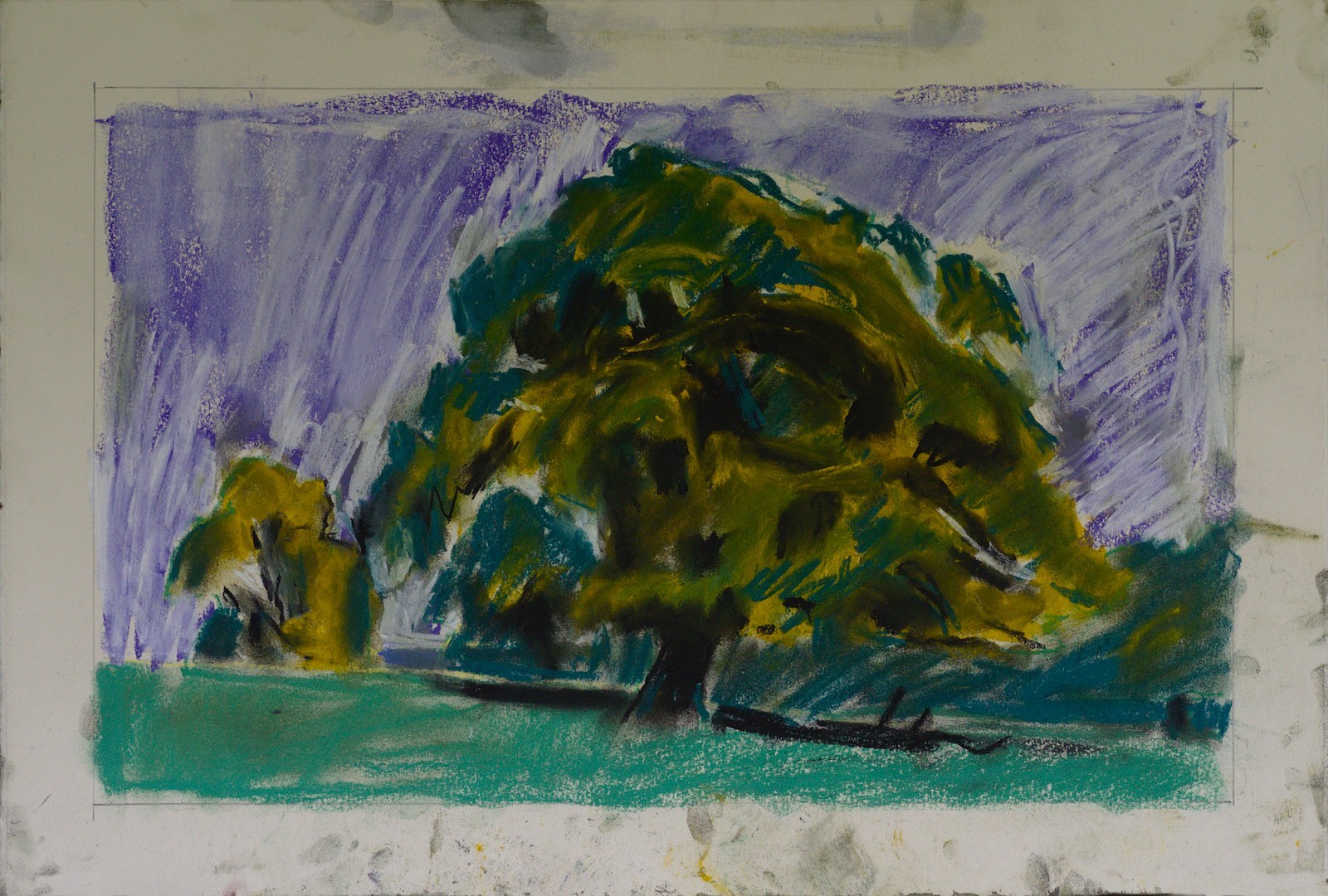 Tree in pastel 2